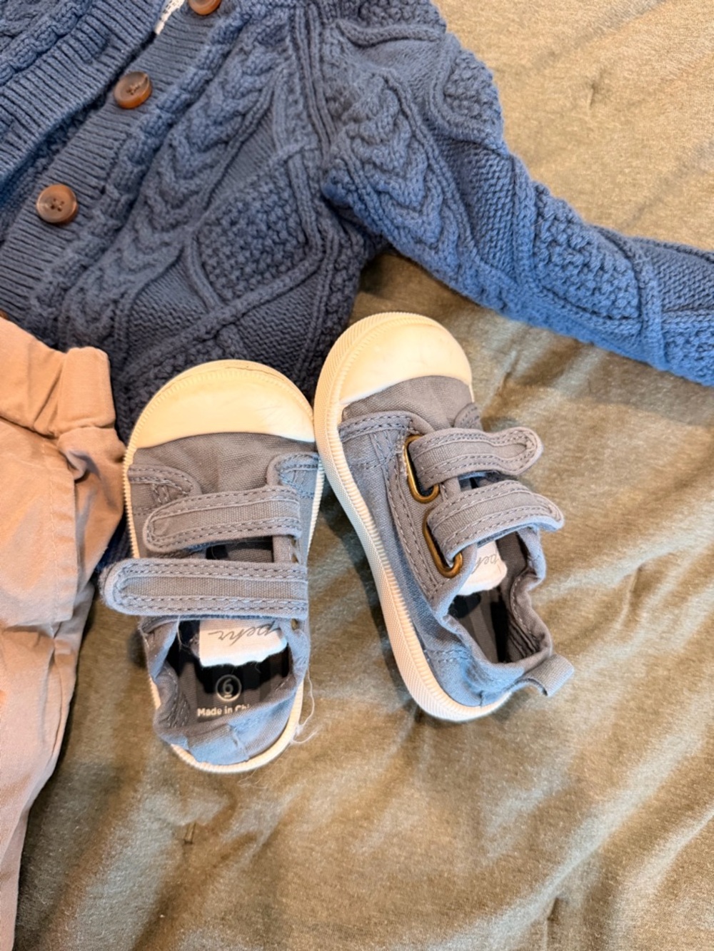 Pehr | Recess Sneaker Blue Velcro Sneakers - Picture 3 of 8